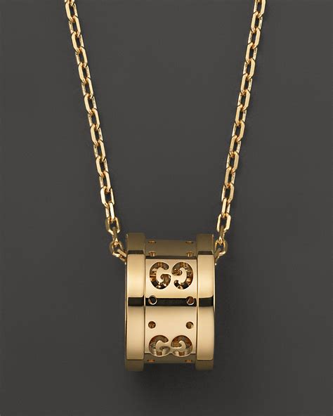 gucci icon twirl necklace